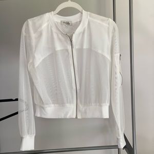 Lightweight workout jacket